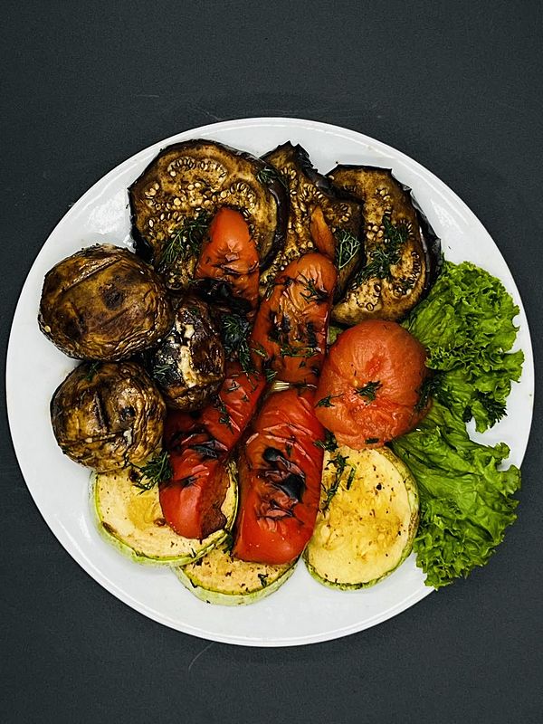 Овощи на мангале