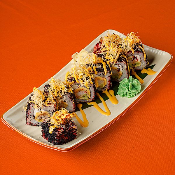 Ролл чедр креветка в сухарях