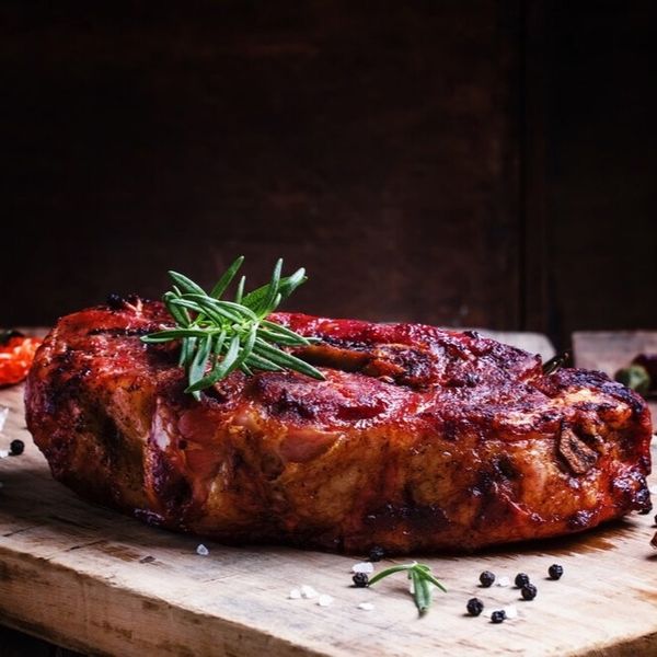 Стейк из мраморной говядины