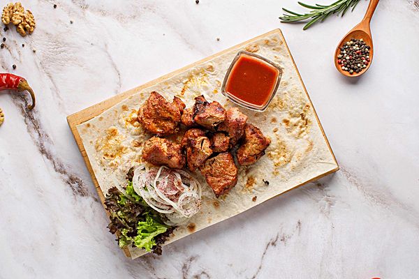 Шашлык из свиной шеи