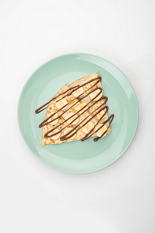 Блинчик с нутеллой и бананом