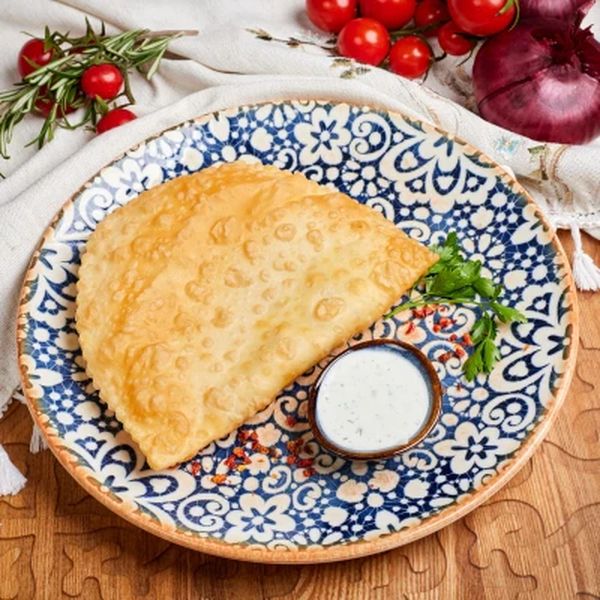 Чебурек с сыром и зеленью