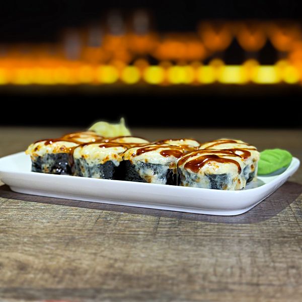 Запеченный с лососем