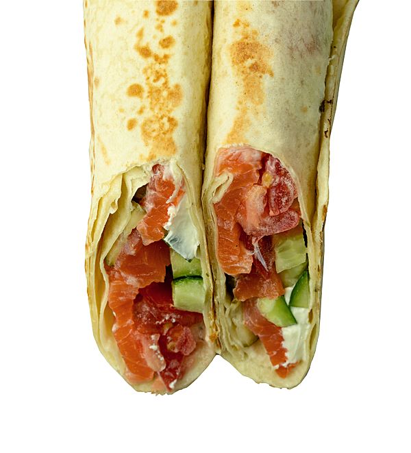 Шаурма с лососем