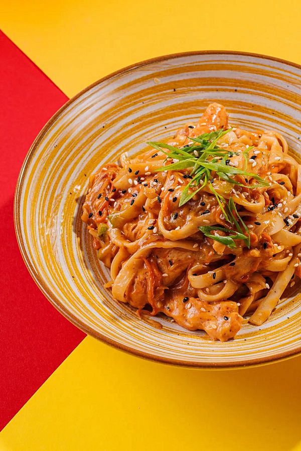 Удон с курицей