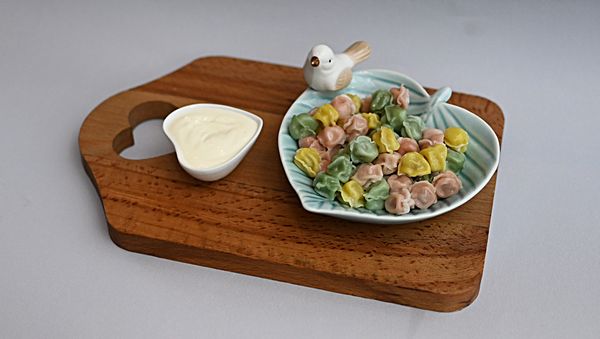 Пельмешки со сметаной