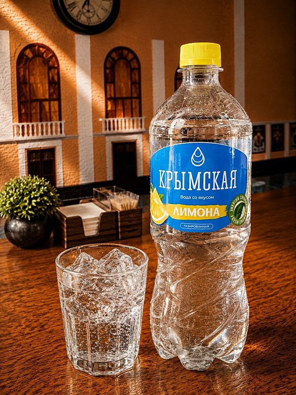 Вода крымская с лимоном