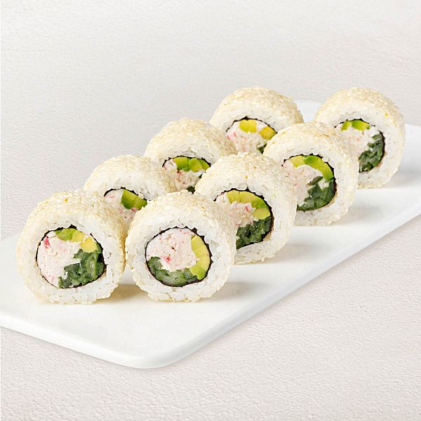 Ролл Калифорния в кунжуте