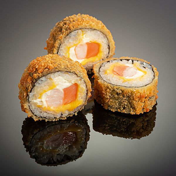 Темпура с креветкой и лососем