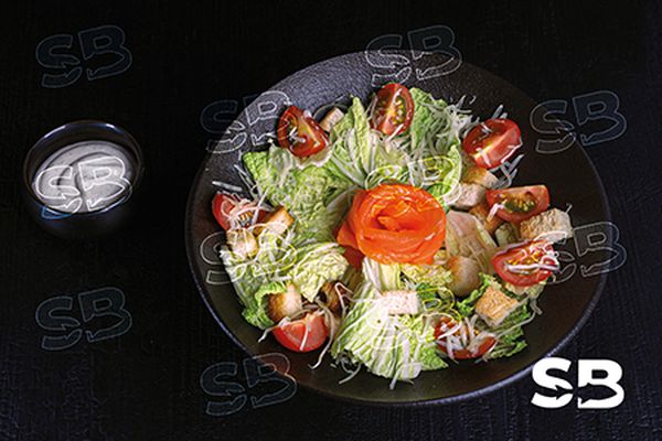 Cалат с лососем