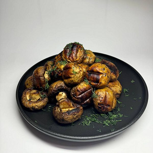 Шампиньоны гриль