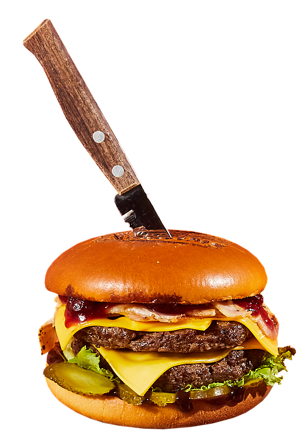 Бургер с двойной котлетой
