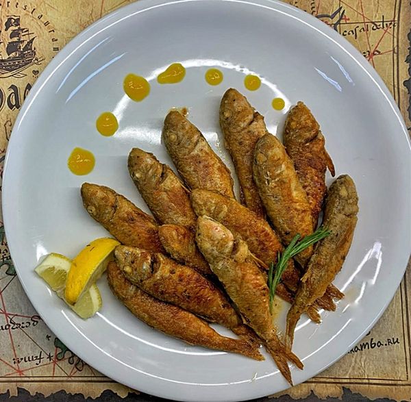 Барабулька жареная