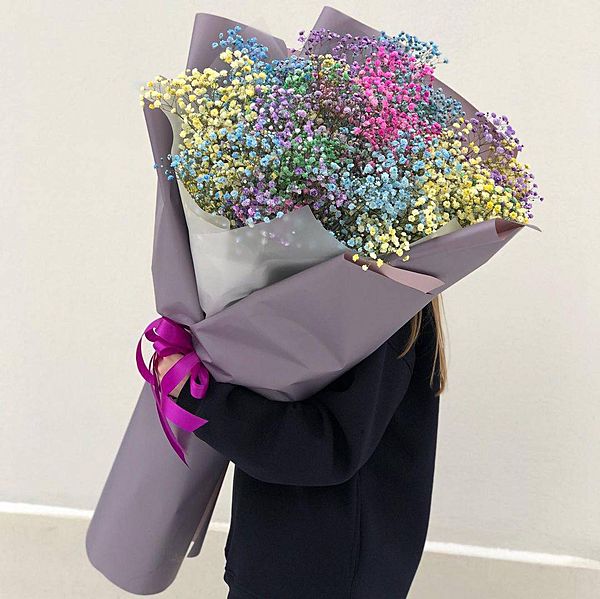 Шикарный букет из 25 веток гипсофилы