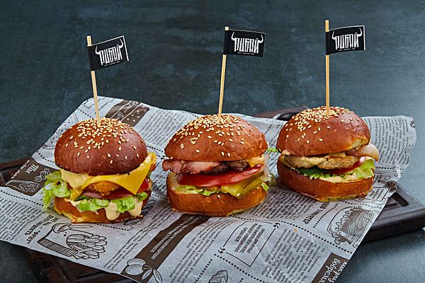 Сет из мини бургеров