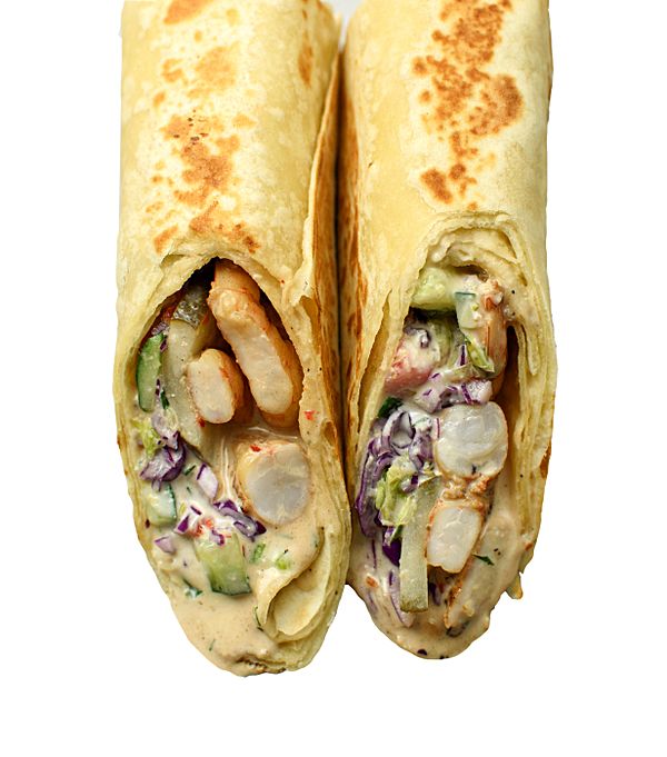 Шаурма с креветкой