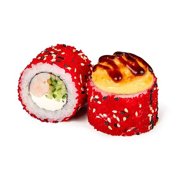 Запеченный с креветкой