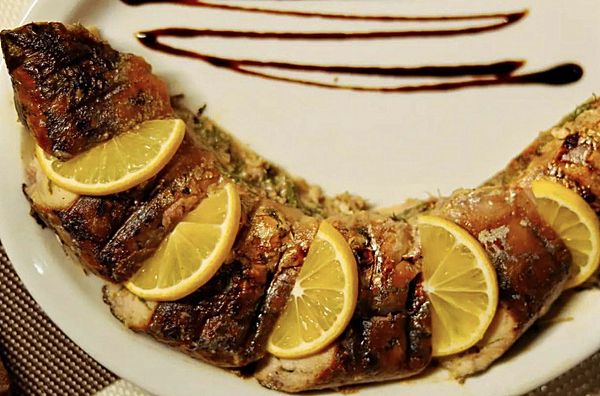 Скумбрия на мангале