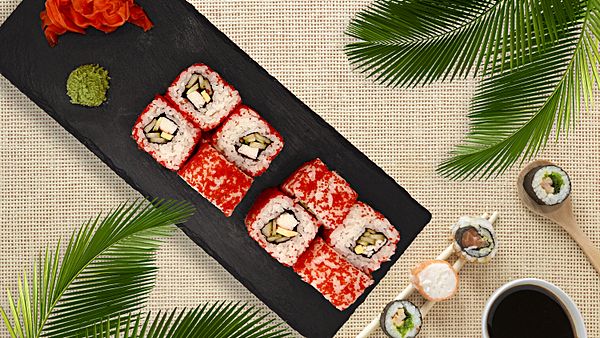 Калифорния с крабом