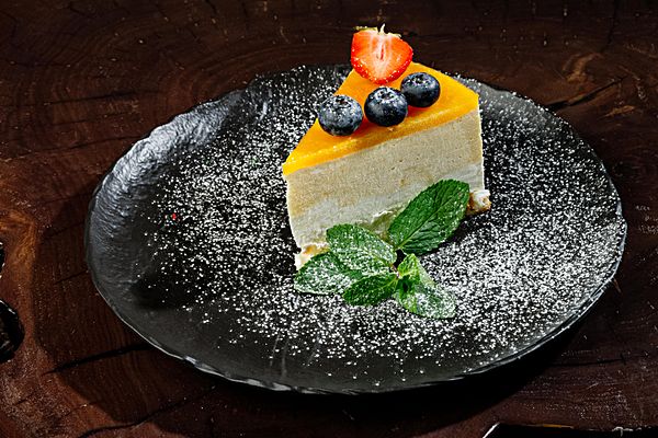 Чизкейк манго-маракуйя