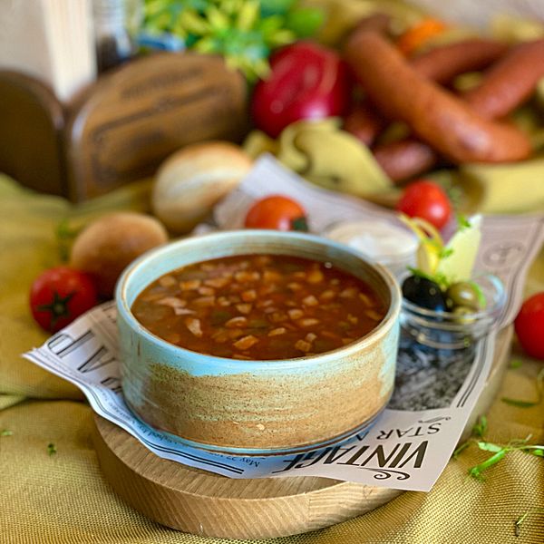 Солянка сборная мясная