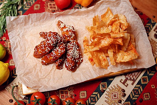 Куриные крылья 6 шт