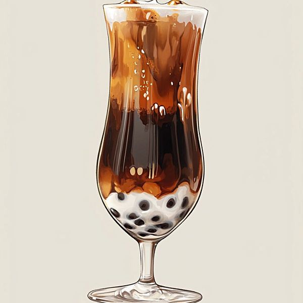 Бабл-ти с тапиокой 