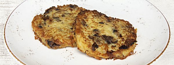 Драники с грибами