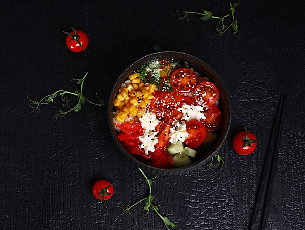 Поке с лососем