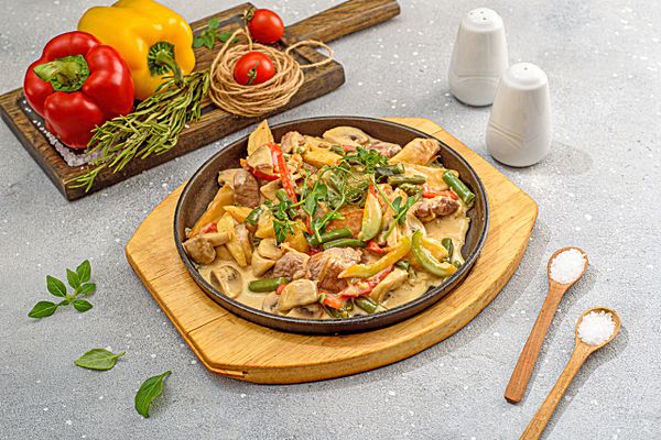 Сковородка с индейкой