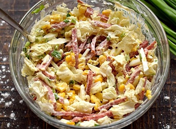 Салат охотничий