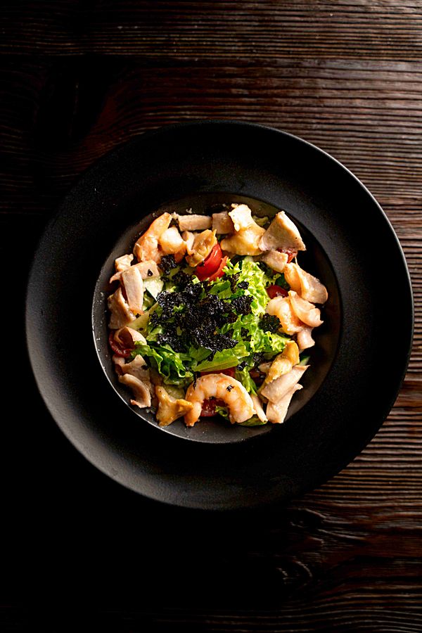 Салат с морепродуктами