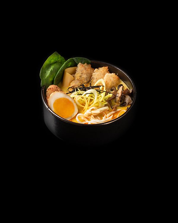 Чиз рамен с цыпленком кацу