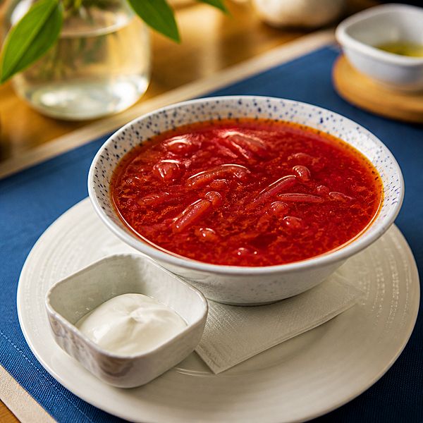 Борщ с курицей
